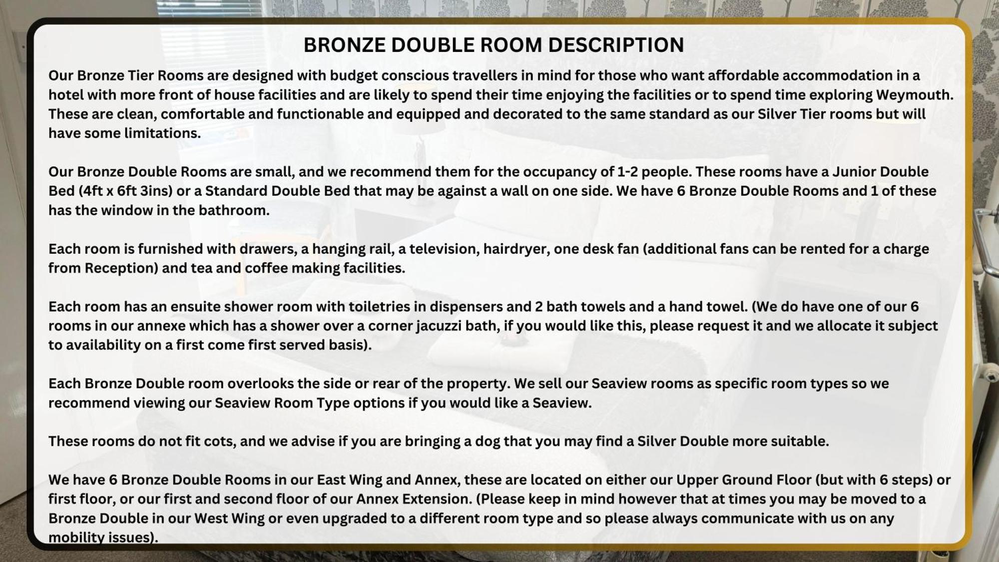 The Jubilee Hotel East - With Spa Facilities & Smokehouse - Newly Refurbished Facilities Weymouth Szoba fotó
